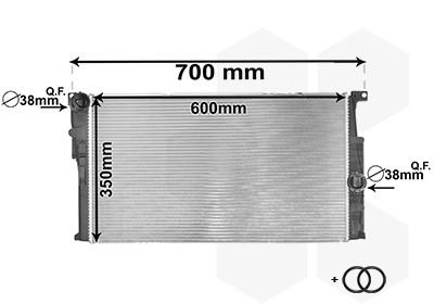 KüHler WasserküHler MotorküHler FüR Bmw 1Er 3Er Touring F20 F21 F31 F30 F80-image