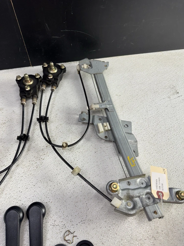 Mazda Miata 1990-1997 regulador de ventana izquierda y derecha conjunto manual OEM Foto 3 de 4