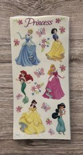 Disney Princesses Sparkly Stickers Scrapbooking NEW