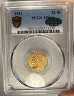 1911 $2.50 PCGS MS 64 CAC Indian Head Gold Quarter Eagle