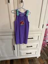 Disney Little Mermaid purple Swim Cover Up Girls Size 6 New Without Tags