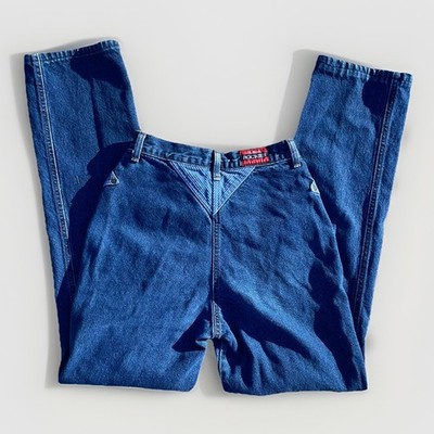 VTG Rocky Mountain Rockies Western Bareback Corduroy High Rise Jeans Sz 28/7