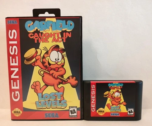 Garfield Caught in the Act: Lost Levels for Sega Genesis/Mega Drive