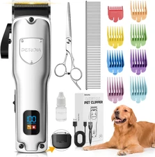 Dog Clippers for Grooming, Pet Grooming Supplies Kit, Professional Grooming Clip