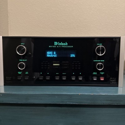 McIntosh MX160 A/V Processor   Reference Home Theater Processor
