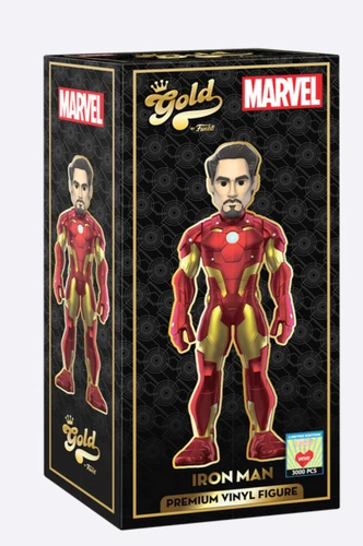 Funko Marvel Gold 18" Iron Man Limited Edition 3000 Made Red Edition