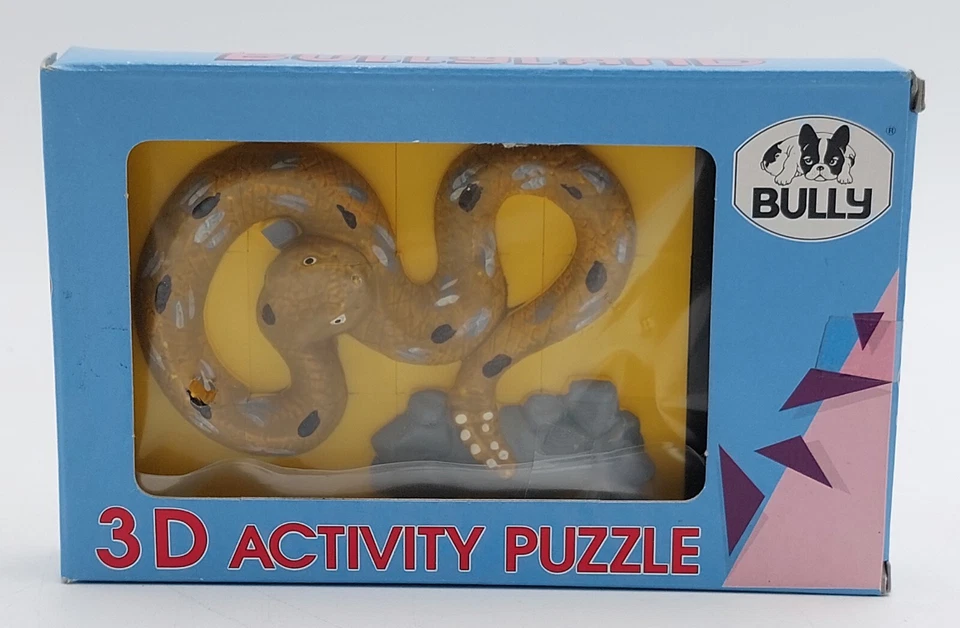 2x Bullyland 3D Activity-Schiebe-Puzzle: 68206 Schlange + 68205 Krokodil / Bully - Bild 4 von 4