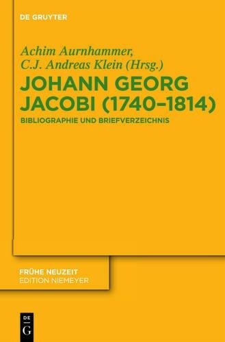Thumbnail - Achim Aurnhammer C J Andr Johann Georg Jacobi (1 (gebundene Ausgabe)