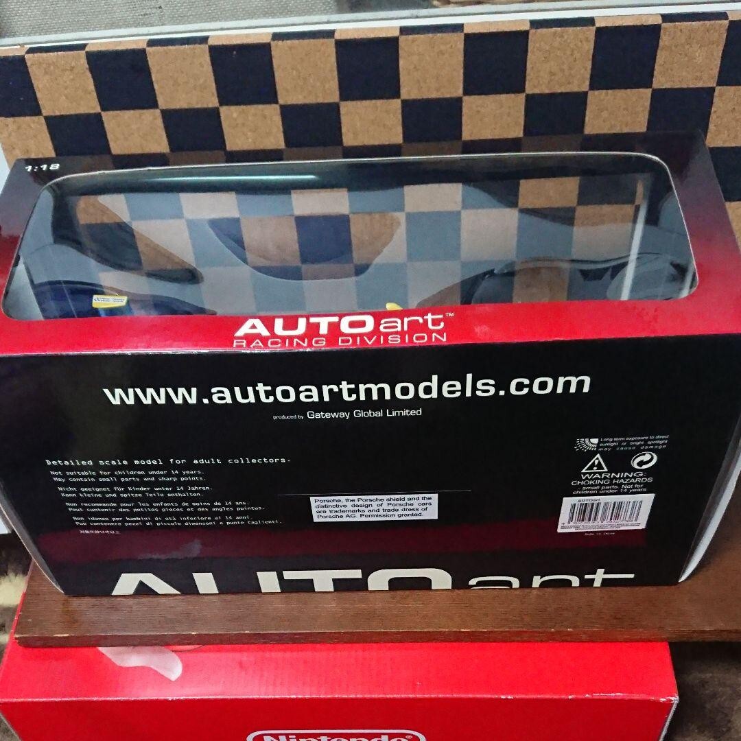 AUTOart 1/18 Porsche 911 GT3R 2002 Daytona #66 Blue | eBay