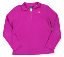 THE NORTH FACE Pullover Fleece Girls XL 18 Pink And Orange