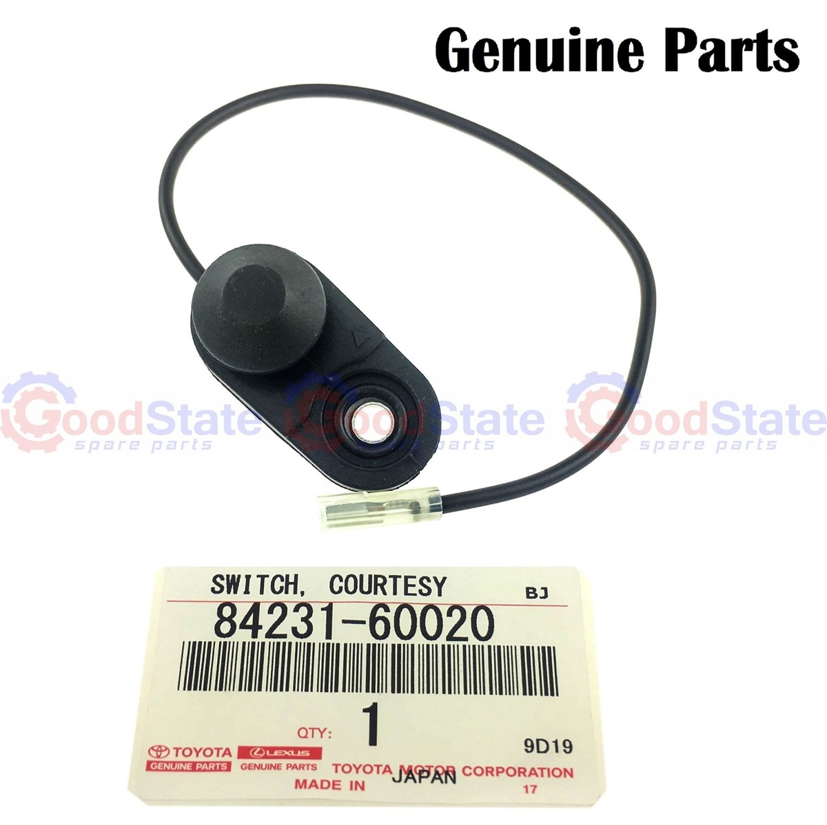 S 8423132040 Genuine Toyota SWITCH ASSY, COURTESY LAMP (FOR