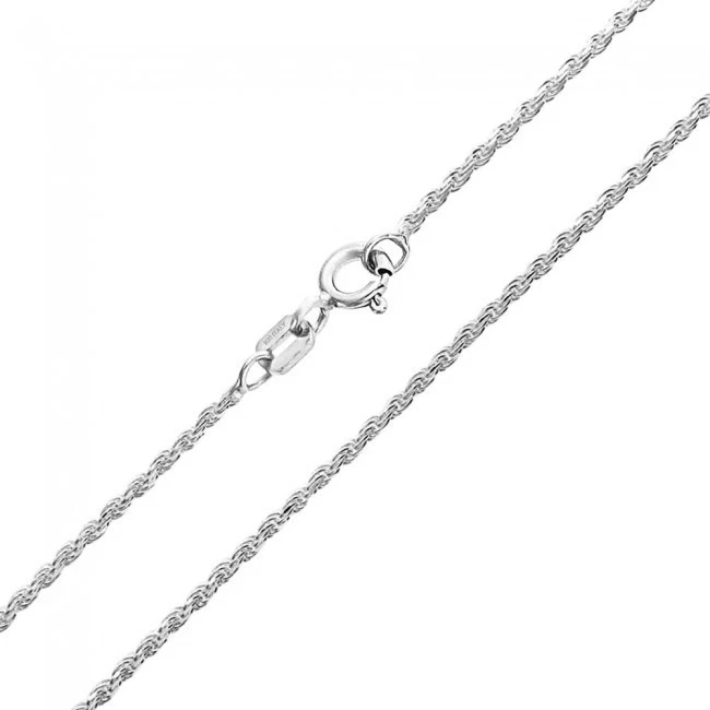 Sterling silver 1mm twisted on sale curb chain