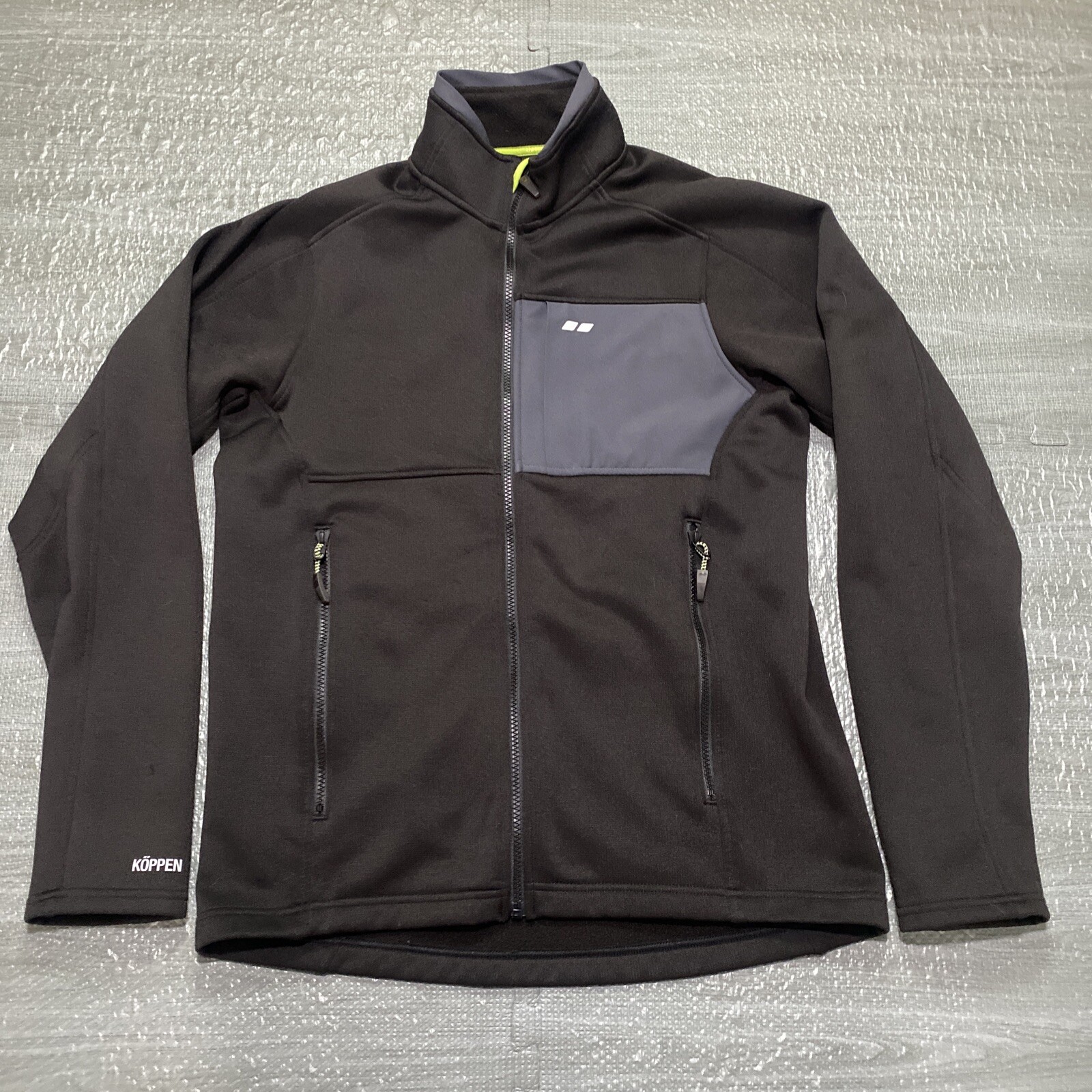 Koppen Jacket Soft Shell Tech Full Zip Hiking Bla… - image 1