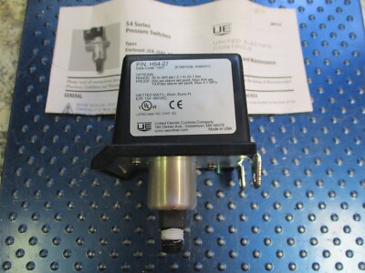 UNITED ELECTRIC PRESSURE SWITCH 30 TO 300 PSI E/R 15A 480 VAC H54-27
