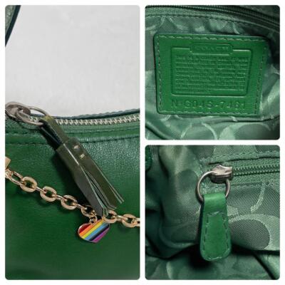 バッグ COACH Vintage Baguette Small Bag Green Coach Vintage Baguette Small Bag Green | eBay