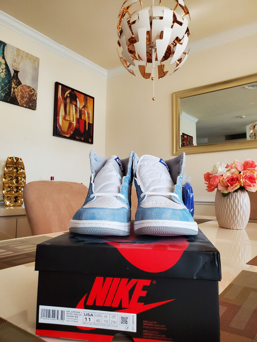 Nike Air Jordan 1 High Hyper Royal UNC Mid Low 555088-402 Nike Air Jordan 1 High Hyper Royal UNC Mid Low 555088-402