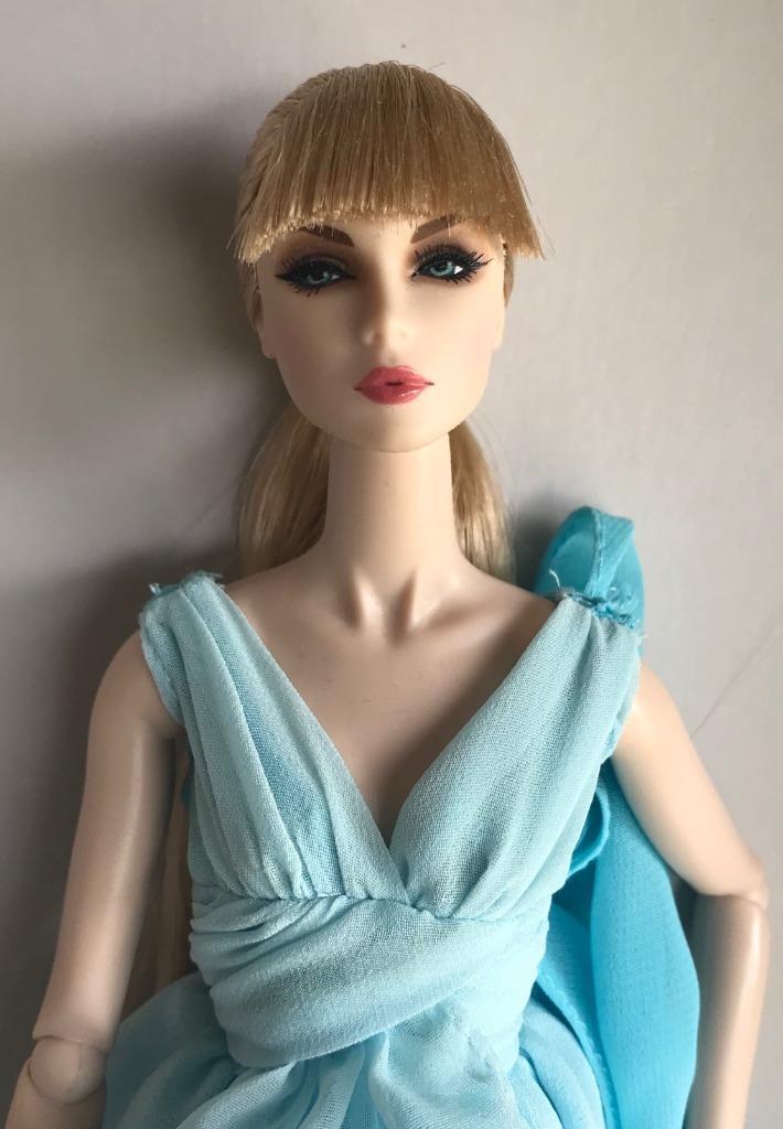 BLUE CHIFFON BALL GOWN SILKSTONE Barbie Complete Outfit~No BLUE CHIFFON BALL GOWN SILKSTONE Barbie Complete Outfit~No