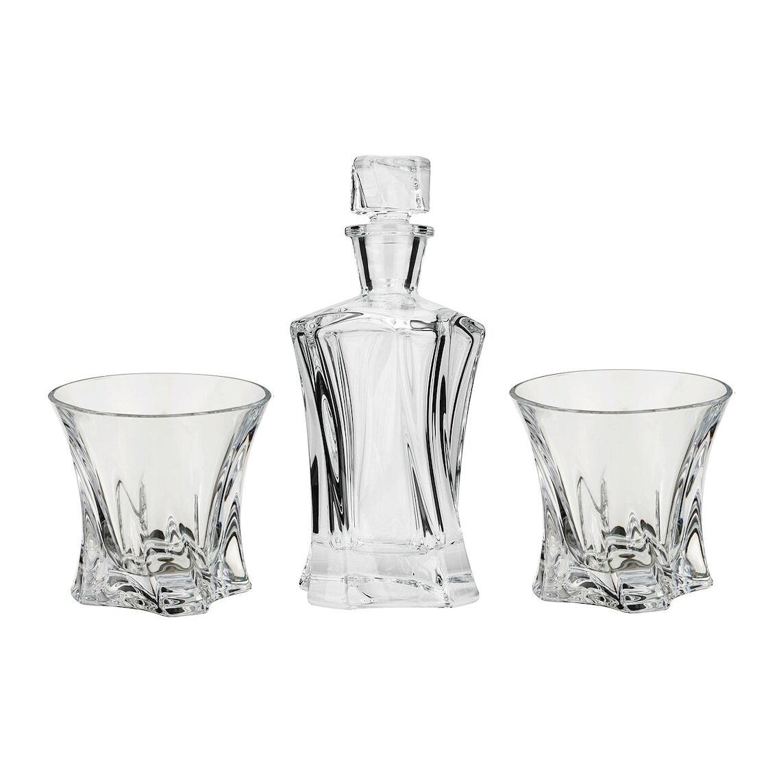 Bohemia Crystal AU52610 1+2 Whiskey Set 