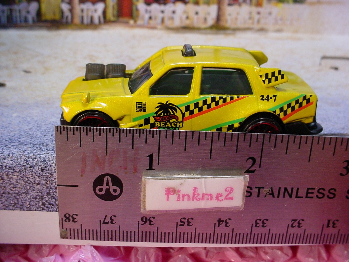 Hot Wheels Time Attaxi Diecast Car 1:64 Scale - HW Metro Series 3/10, Yellow #226/365 - View #3