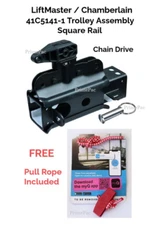 Liftmaster Chamberlain 41C5141-1 Trolley Assembly Square Rail / Chain Drive