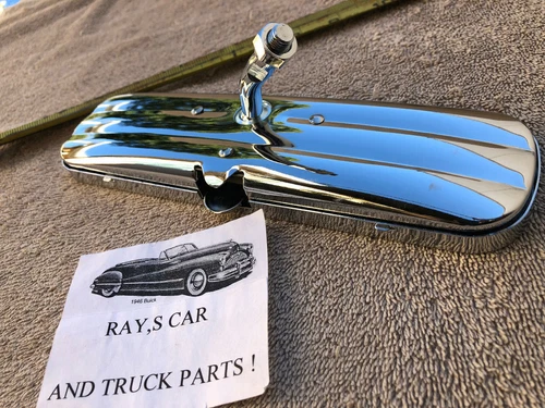 NEW 51 52 CHEVROLET REPLACEMENT DAY NIGHT MIRROR WITH GUIDE STAMP IT !