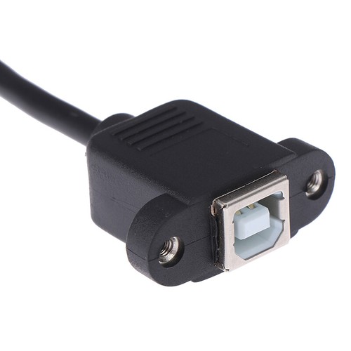 USB 2.0 Type B Male to Type B Female Printer Extension Cable With Panel Mount&$i - Picture 3 of 15
