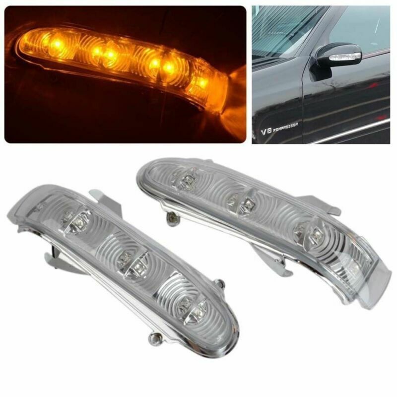 LED Side Mirror Turn Signal Light For Benz S CL Class W220 W215 1999