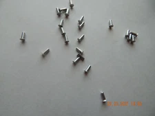 SOLID ALUMINUM COUNTERSUNK RIVETS  1/8 x 3/8"  40 PCS. NEW