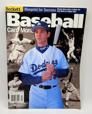 Beckett Baseball Card Monthly Blueprint For Success March 2000 Shawn Green Cover