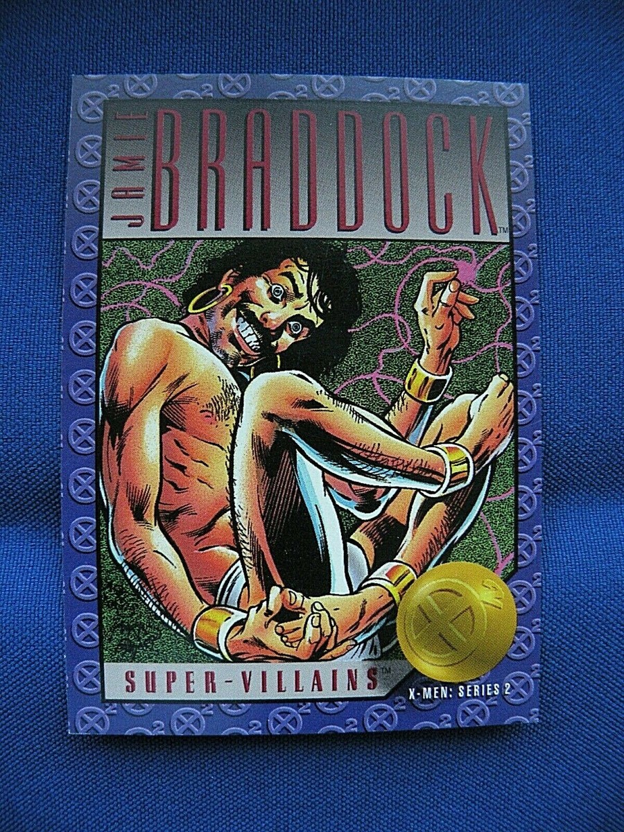 1993 Marvel Skybox X-Men series 2 Super Villains Jamie Braddock