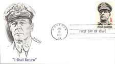 #1424 Douglas MacArthur Bazaar FDC (06419711424001)