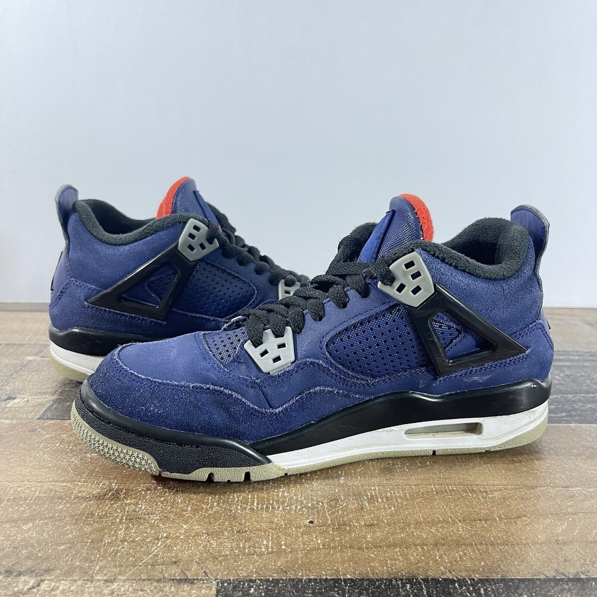 Air Jordan 4 Winterized Size 7Y GS Loyal Blue 2019 CQ9745-401 Nike