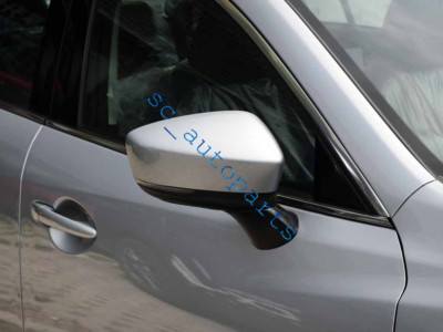  Side Mirror 2017-2019 For Mazda 6 Silver Right Side Fold+Heat+BSM/Blind Spot