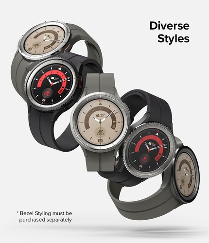 For Samsung Galaxy Watch 5 Pro 45mm Case | Ringke Inner Bezel Styling Ring Cover - Picture 4 of 49