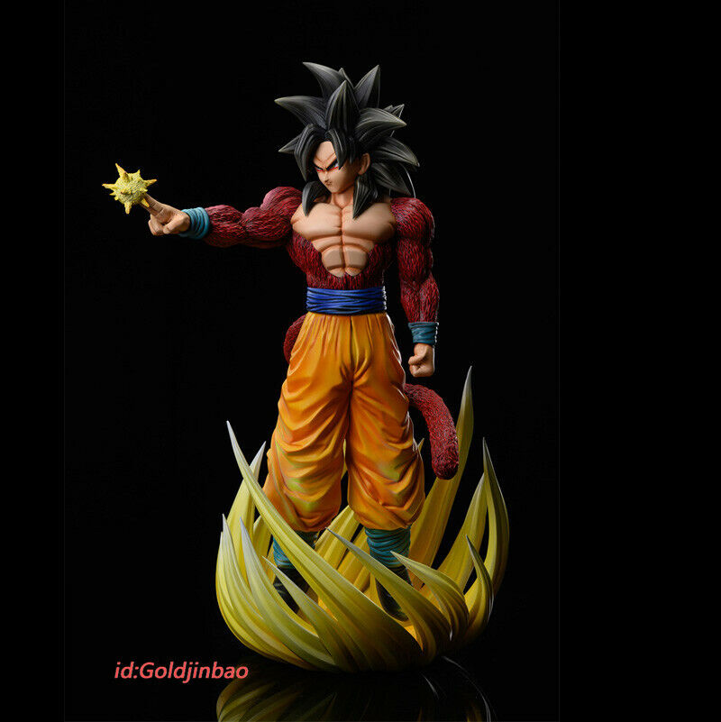 Super Saiyan 4 Son Goku Resin Bear Studio Statue Dragon Ball 31cm