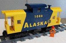 Custom Train Alaska Caboose -Please Read Item Description-