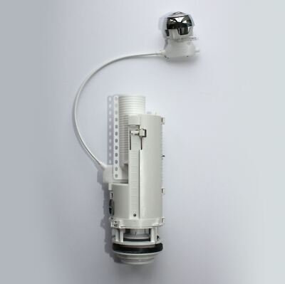 SIAMP Optima 50 DUAL BÜNDIG 470 mm Kabel, 11 2'''' & 2'''' Steckdose Chrom Taste