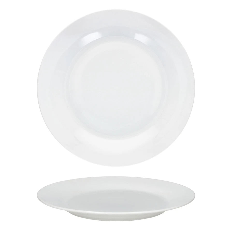 6x Tommy Speiseteller Ø26,7cm weiß Porzellan 6 Personen große Platte Ess-Teller - Bild 4 von 4