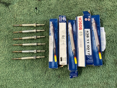 BMW E39 530D, E46 318d, 320d, 330d Bosch glow plug set (new)
