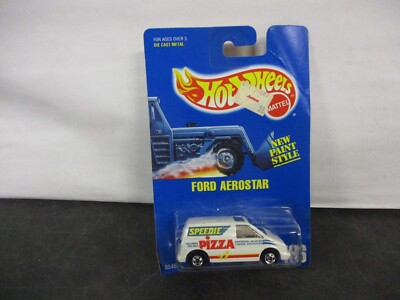 Hot Wheels Ford Aerostar Speedie Pizza Delivery Van E