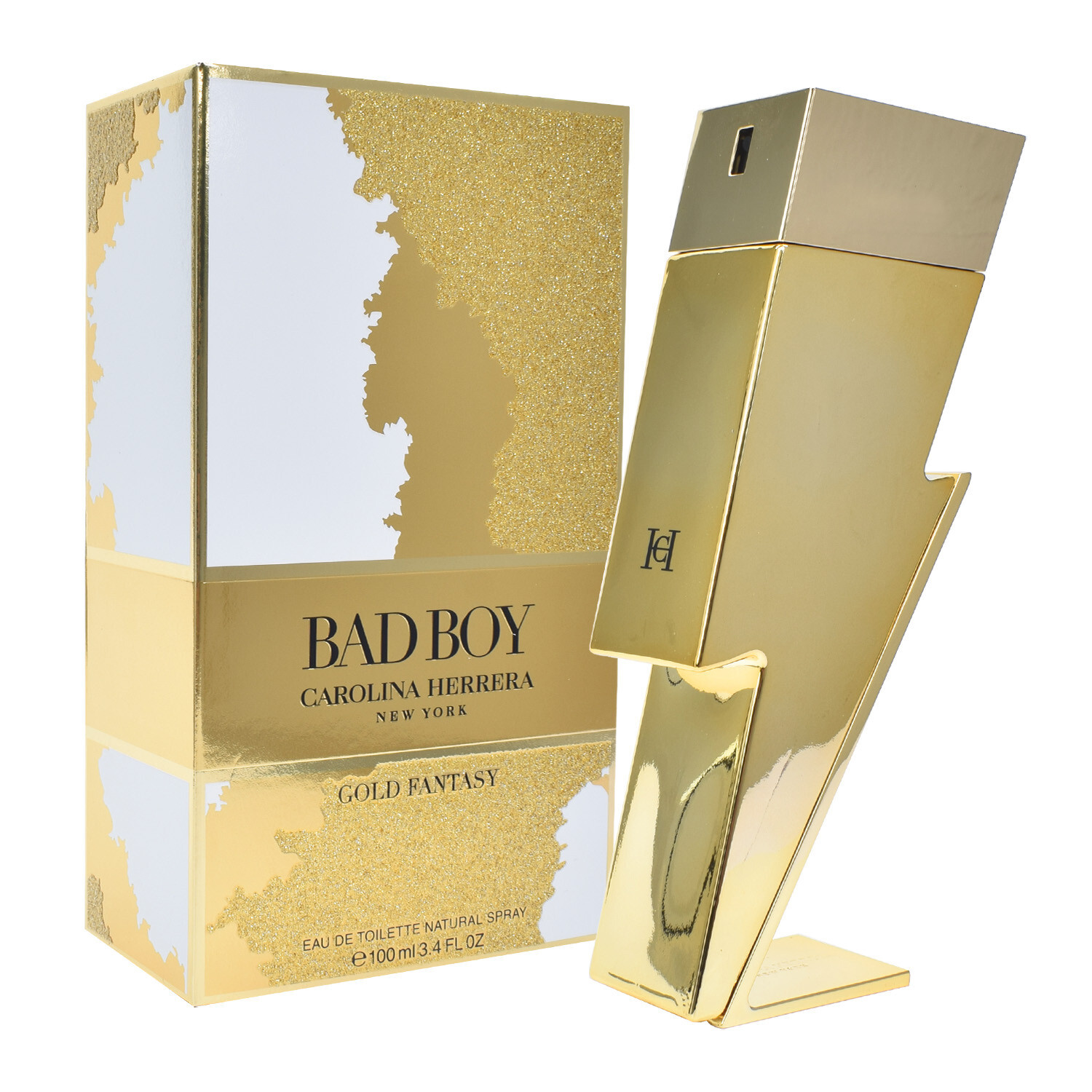 Carolina Herrera Uomo Bad Boy Gold Fantasy Eau De Parfum 0,1 L Spray - Immagine 2