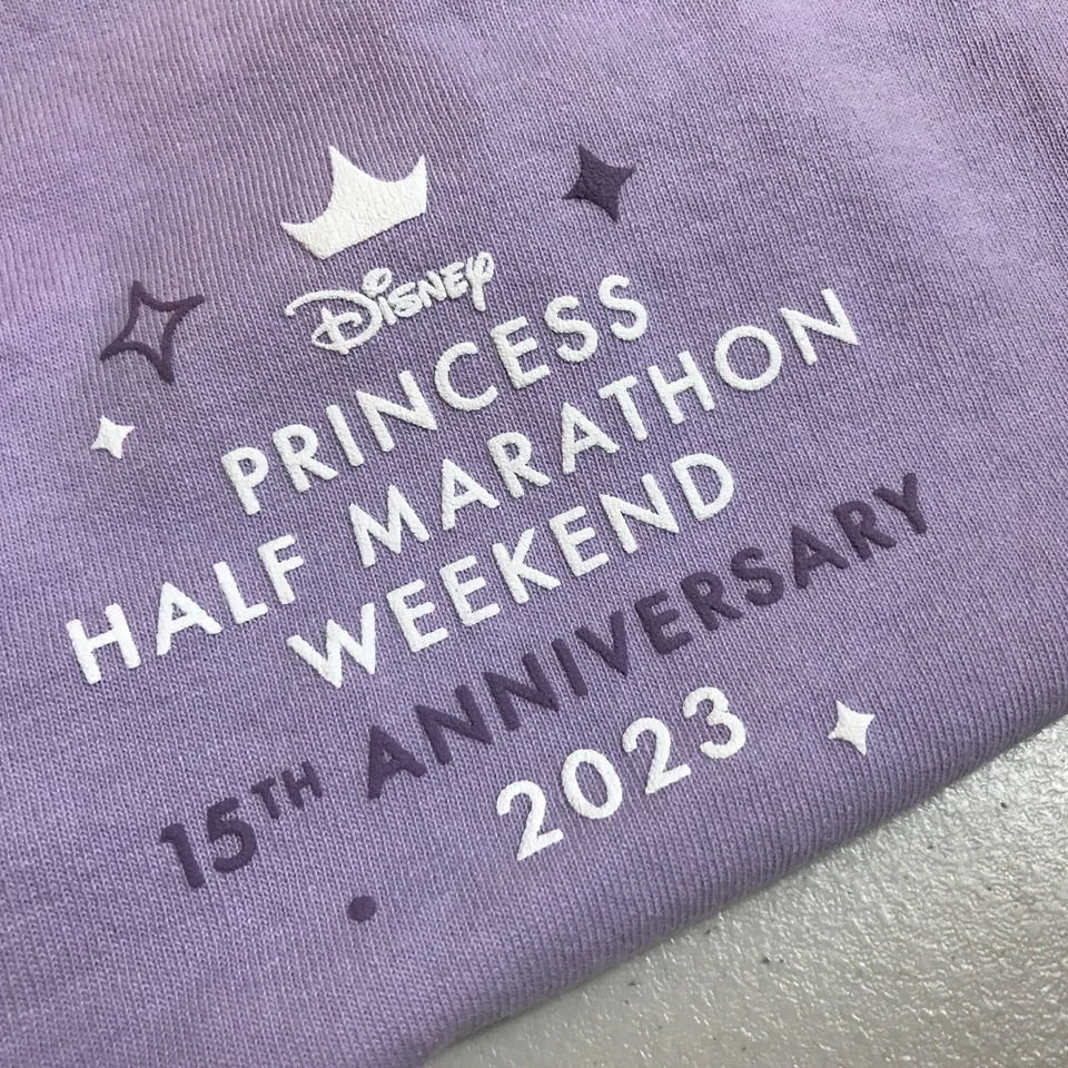 Disney Women's Spirit Jersey Run Disney 2023 Princess Half Marathon T-Shirt sz S - Image 4 of 4