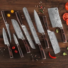 Sunnecko Chef's Knives Stainless Steel Japanese Kitchen Knife Cutting Tools