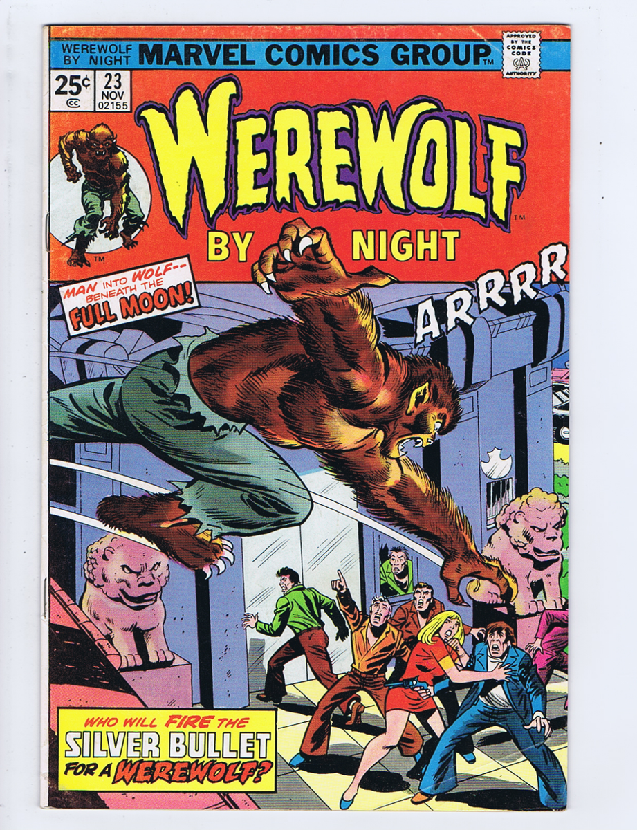 Werewolf by Night #23 Marvel 1974 The Murderer is a Maniac ! | eBay