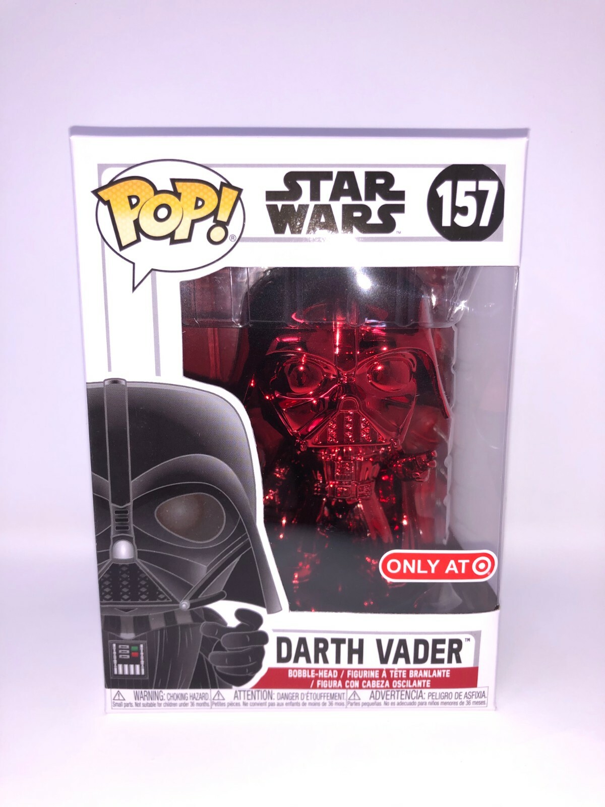 funko pop red chrome darth vader