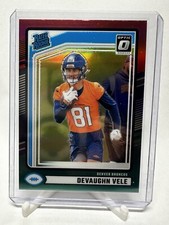 2024 Panini Donruss Devaughn Vele Red Green Optic Rated Rookie RC