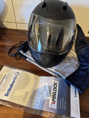Schubert R1 Motorrad Helm schwarzmatt Gr. 54/55 ungetragen mit Pinlock