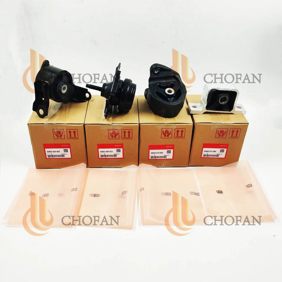 4pcs Engine Motor & Transmission Mount for 2003-2006 Honda Element l4 2.4L AUTO Foto 2 de 4