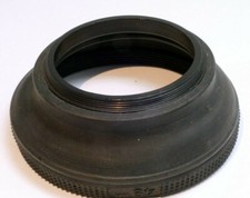 49mm Collapsible Rubber Lens Hood Shade screw in threaded for 50mm f1.8 lenses