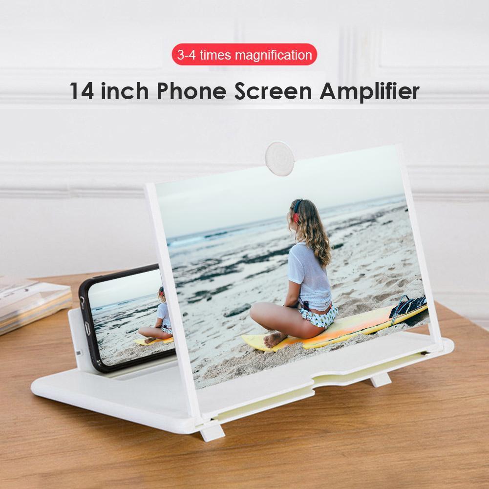 14 inch 3D Mobile Cell Phone Screen Amplifier Movie Display 
